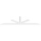 Ekena Millwork Saratoga Architectural Grade PVC Gable Bracket, 108"W x 22 1/2"H x 4"D x 4"F, 5/12 Pitch GBP108X23X0404SAR00 - alternate 3